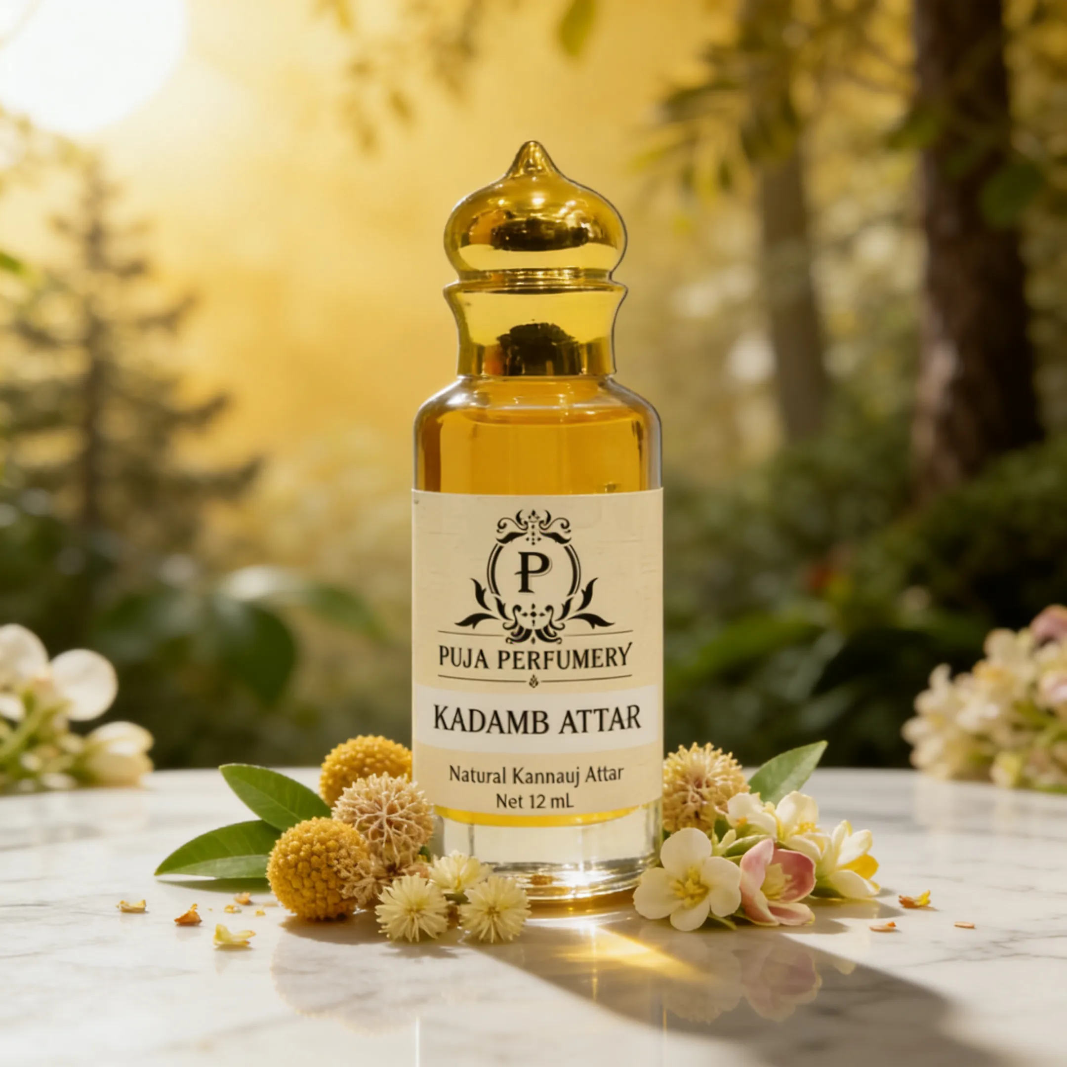 Kadamb Attar | Authentic Indian Attar from Kannauj | 100% Pure Fragrance