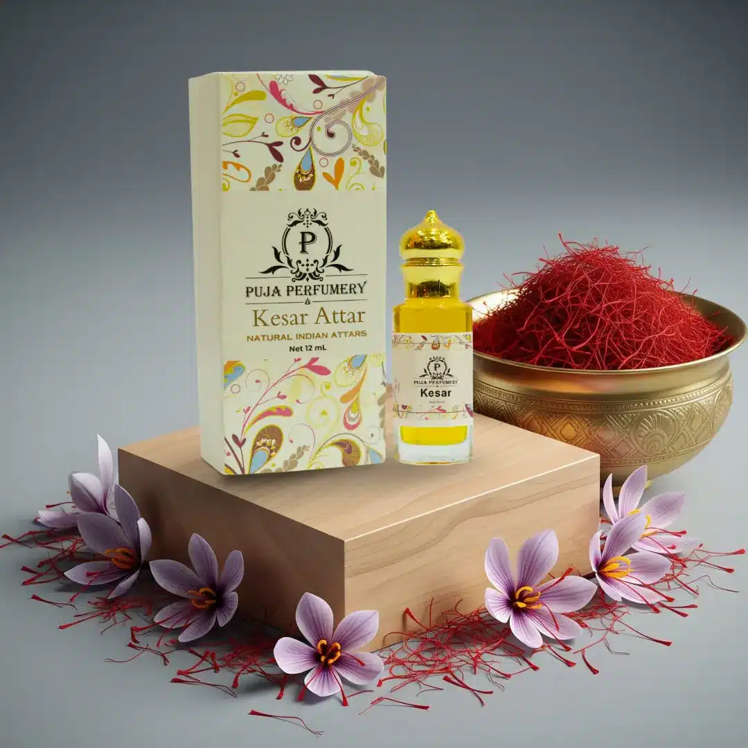 Kesar Chandan Attar | Traditional Indian Attar | Pure Kannauj Fragrance - Image 2