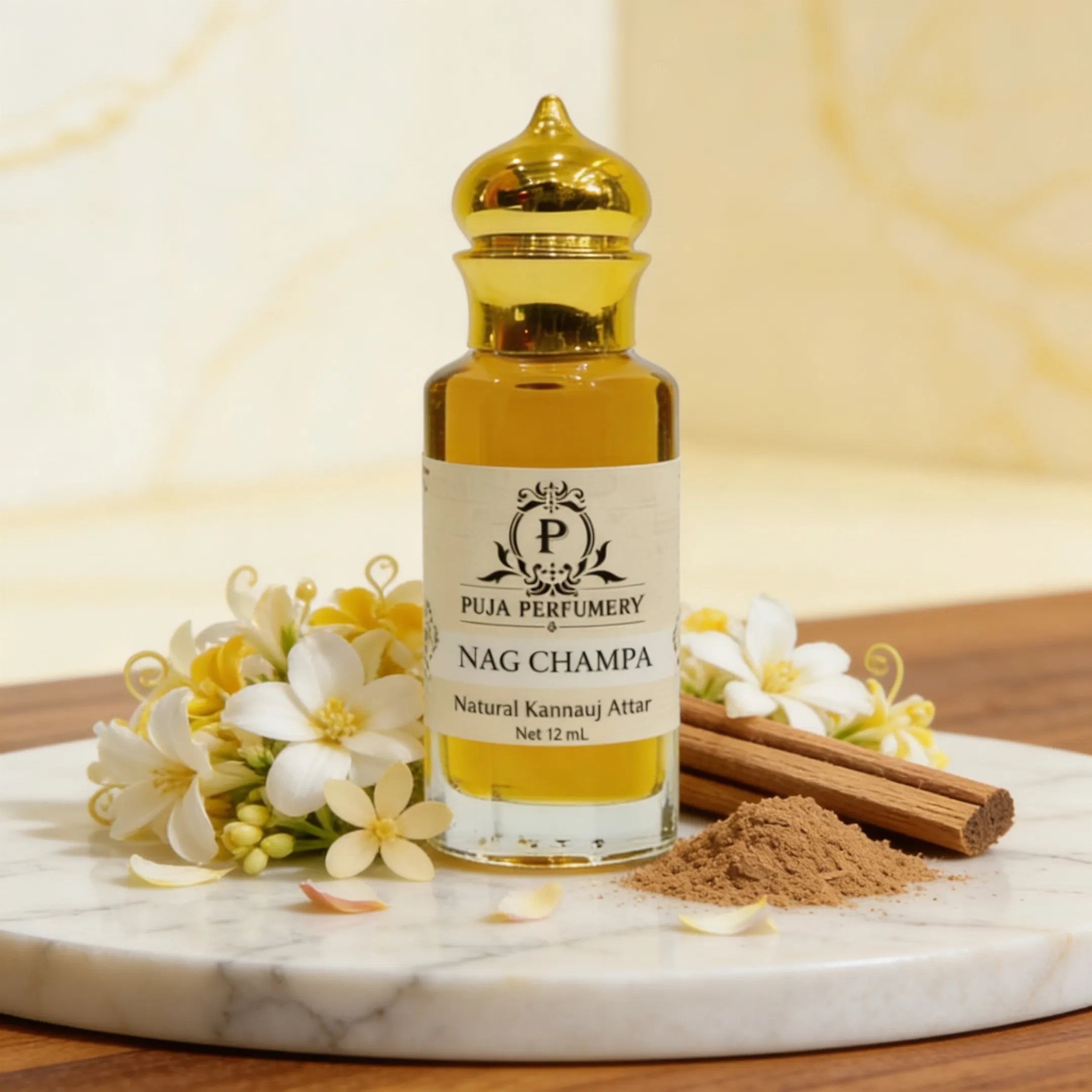 Nag Champa Attar | Traditional Indian Attar| Pure Kannauj Ittar
