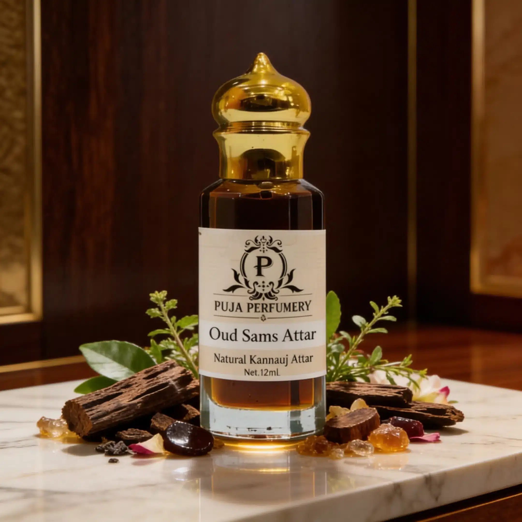 Oud Sams Attar | Authentic Indian Attar| Kannauj Oud Ittar Perfume