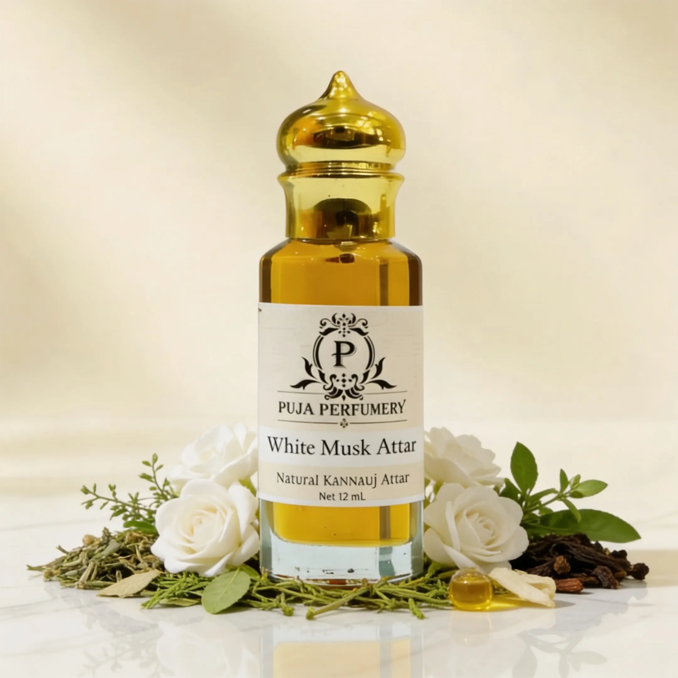 White Musk Attar | Authentic Indian Attar| Pure Kannauj Ittar