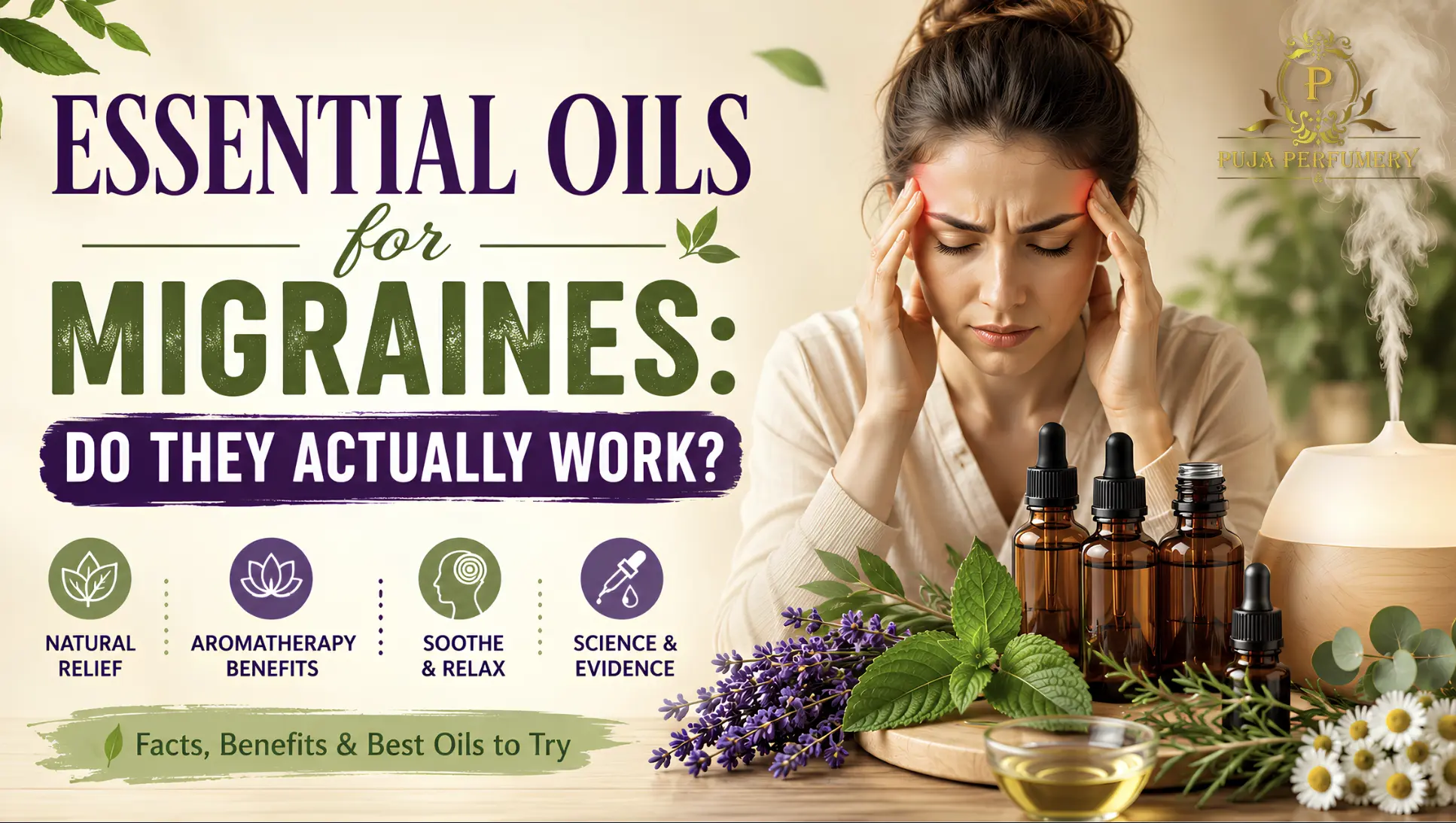 Essential Oils for Migraines Do They Actually Work