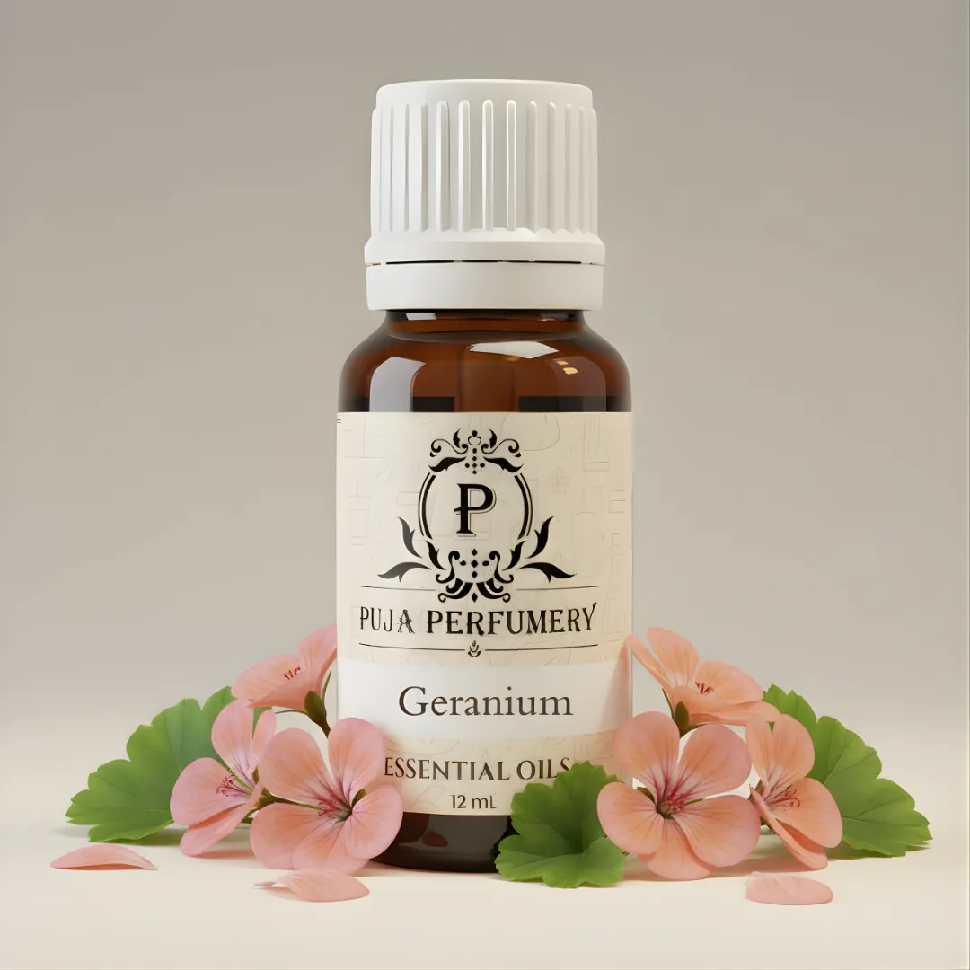 Geranium Oil | Cosmetic Fragrance Oil | Kannauj